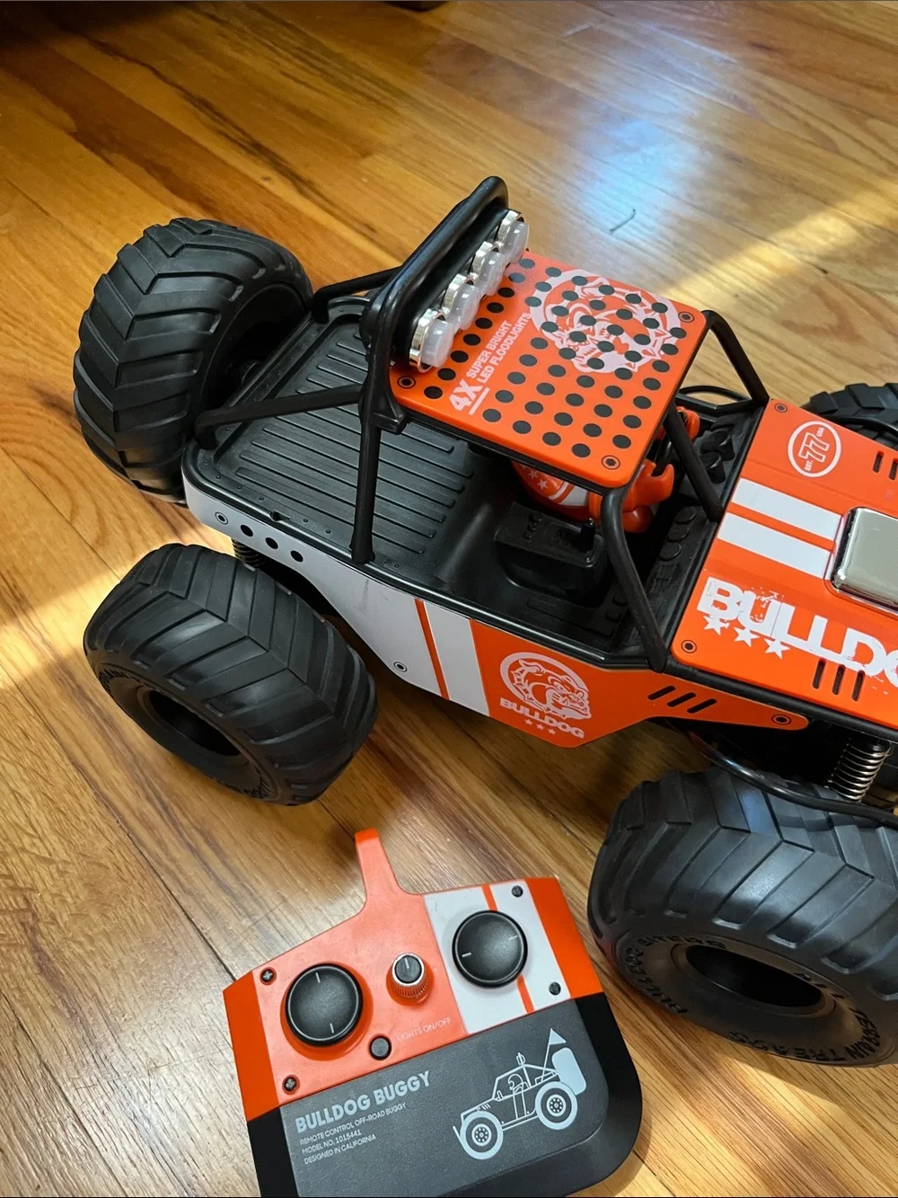 Remote Control Off-Road Buggy — Orange and White